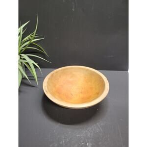 Vintage Munising Bowl Small Wooden 8-1/2" Oval, Farmhouse Kitchen Primitive
